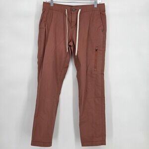 Vuori Women's Medium Ripstop Pant Terracotta Brown DuraTerra Everyday 5 Pocket